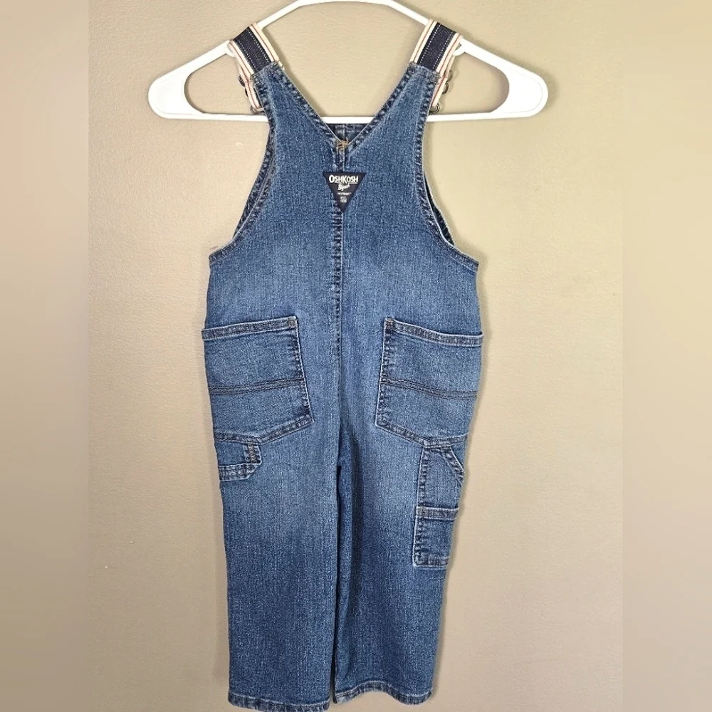 Kid's‎ Toddler Oshkosh B'Gosh Vestbak Carpenter Overalls, Size 2T